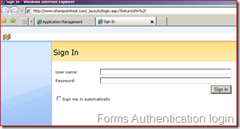 SharePointFormsAuthLogin